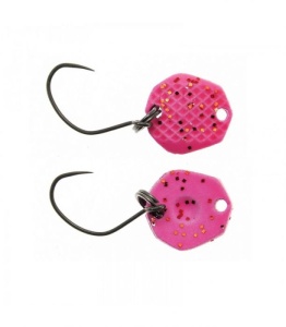 Lingurita Oscilanta Neo Style Bottom Spoon NST 0.4g 81 Dark Pink Glow Flame
