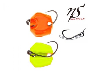 Lingurita Oscilanta Neo Style Premium 1.4g 05 Super Fluo Glossy Orange/Yellow