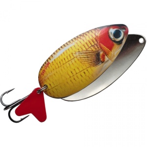 Lingurita Oscilanta Nichelata Mișu Raz Yellow Red 11g