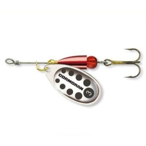 Lingurita Rotativa Cormoran Bullet Silver-Black nr.1, 3g