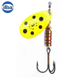 Lingurita Rotativa Ilba Tondo Fluo Fluorlemon/Black Nr3 7g