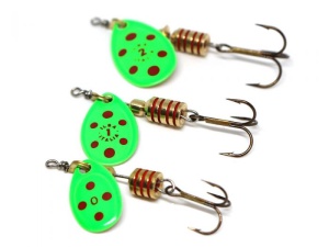 Lingurita Rotativa Ilba Tondo Fluo Lime/Red Nr1 3g - Img 5