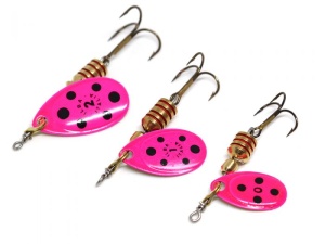 Lingurita Rotativa Ilba Tondo Fluo Pink Fluo/Black Nr1 3g - Img 3