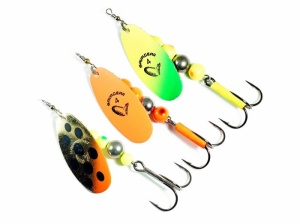 Lingurita rotativa Savage Gear Caviar Nr3 9.5g Fluo Yellow Chartreuse - Img 5