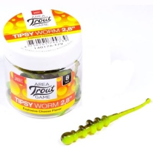 Lucky John Tipsy Worm 5.8cm 12buc T79 - Img 2