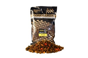 Micropelete Benzar Concourse Twister 2–4mm – micropelete pentru method feeder cu dublu diametru, făinuri de pește și culori contrastante, concepute pentru atracție rapidă și menținere eficientă pe vad