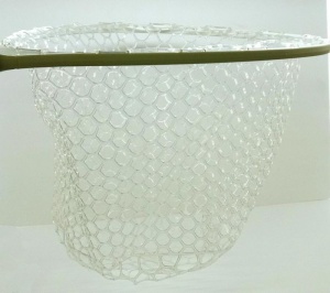 Minciog PROX PX8932PK12 Rubber Landing Net Pearl White Clear - Img 2