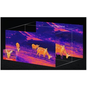 Monocular termic Hikmicro Falcon 2.0 cu senzor 640×512, NETD <15mK, lentilă F0.9, detecție 2600m și display OLED 1920×1080 – claritate excepțională în orice condiții.