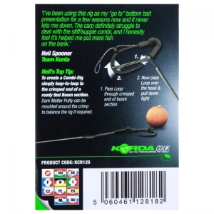 Montura Korda Loop DF Wide Gape Rigs Barbless 18lbs 3buc/plic - Img 3