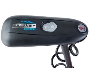 Motor electric Haswing Cayman B GPS 55lb Long Shaft Black – montaj pe prova, control wireless și funcție de ancorare electronică