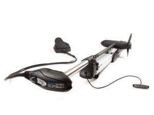Motor trolling Haswing Cayman Pro 55lbs – montaj pe prova, control prin pedală și direcție 360°
