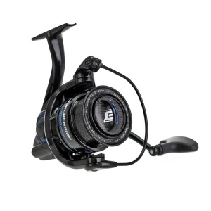 Mulinetă Formax Elegance Feeder Pro Worldchamp – Vedere laterală evidențiind manivela CNC și tamburul Long Cast pentru performanță extremă.