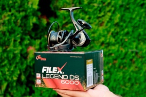Mulineta crap si method feeder Filex Legend 6000 6+1BB cu tambur conic long cast din aluminiu si frana micrometrica rapida