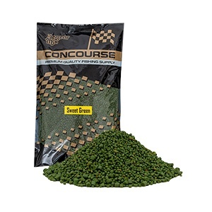 Pelete Method Benzar Concourse Pellet Mix 800g – mix de competiție cu colare excelentă, micropelete contrastante și peste 40% făinuri predigerate, creat pentru răspuns rapid și selecție de crap la method feeder