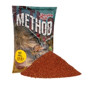 Nada Benzar Method Mix 800g – groundbait proteic premium pentru method feeder, cu făină de pește și pelete de calitate, aderență excelentă și atracție rapidă pentru crap mare.
