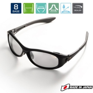Ochelari polarizati Tiemco Sight Master Rotondo Matte Black SWR Light Gray Silver Mirrored - Img 2
