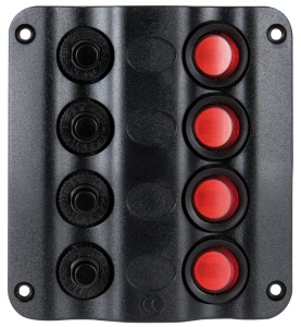 Panou Electric 12V Seria WAVE Osculati cu Sigurante Automate IP54