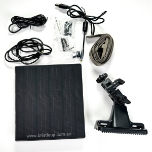 Panou solar Hikmicro SP5000 5W cu acumulator Li-Ion 5000mAh pentru camere de vanatoare Hikmicro M15 si T16 cu protectie IP66.