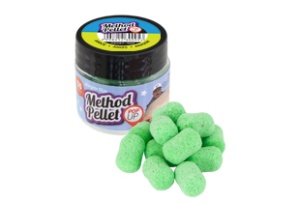 Pelete flotante Benzar Pop Up Method Pellet – dumbell-uri intens aromate pentru monturi method feeder, ideale pentru prezentări echilibrate și pescuit selectiv la crap