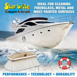 Star Brite Deluxe Block Brush Stiff – Forța brută necesară pentru o punte impecabilă, oferind curățare intensă și protecție anti-șoc într-un singur instrument profesional