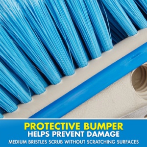 Star Brite Deluxe Block Brush Medium – Versatilitate și putere de curățare într-un design profesional, protejând barca ta împotriva zgârieturilor la fiecare spălare