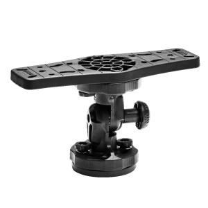 Platformă Suport Sonar Rotativ Railblaza HEXX – Sistem ultra-robust cu două axe de reglare, capabil să susțină sonare de până la 5kg, dotat cu bază HEXX detașabilă