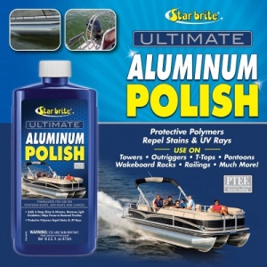 Polish aluminiu barci Star Brite Ultimate Aluminum Polish 500ml cu polimeri PTEF pentru redare luciu si protectie anticoroziune.