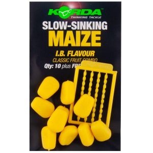 Porumb Flotant Korda Slow-Sinking Maize + Free Hair Stops 10buc/plic - Img 3