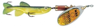 Rotativa DAM Effzett Minnow 13g Yellow Black