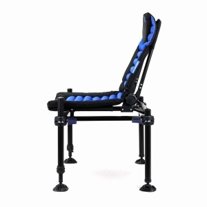 Scaun Formax Elegance Feeder Pro NG – Detaliu sistem de picioare Ø36mm, spătar cu pernă și finisaje premium pentru pescuit de performanță.