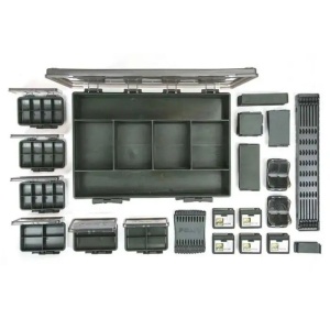 Set Cutii Pentru Accesorii Fox F-Box Deluxe Large Double 35x25x9cm