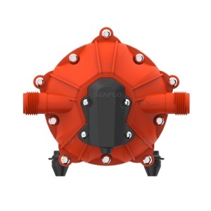 Set Pompă Presiune Punte Seaflo 12V 5GPM – Kit profesional washdown cu furtun spiralat, pistol reglabil și pompă seria 51 de mare putere pentru condiții marine severe.