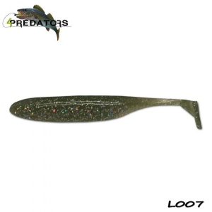 Shad 4Predators Finesse Impact 10cm Olive-Holoclear