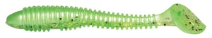 Shad Carp Zoom Predator-Z O Plus Ribbed Killer 7cm 5buc/plic Verde Deschis