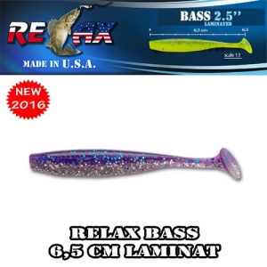 Shad Relax Bass Laminat 6.5cm 10buc/plic L089 - Img 2