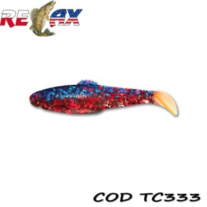 Shad Relax Diamond Tricolor 7.5cm 10buc/plic TC333