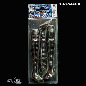 Shad Relax Texas Standard 12.5cm – acțiune amplă, vibrație puternică, paddle tail mare, ideal pentru știucă și șalău. Ambalaj 3 buc/plic.