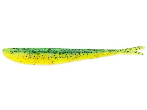 Split Tail Lunker City Fin-s Fish 12.5cm Fire Perch UV
