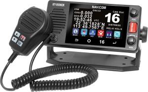 Statie VHF Fixa Navicom RT1050 25W Ecran Tactil NMEA2000 GPS Integrat