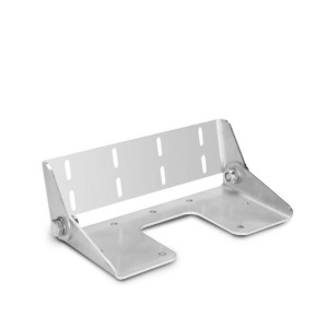 Suport inox robust pentru montarea sondei Garmin Panoptix PS30 pe traversa bărcii.