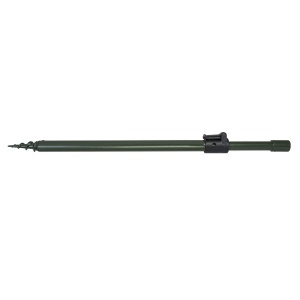 Suport telescopic Carp Expert Compact, cu cap tip burghiu pentru fixare pe sol tare, reglaj rapid pe înălțime și filet universal pentru avertizori și suporturi de lansetă