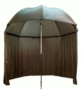 Umbrelă Delphin PVC Verde Cu Perete Lateral Extins 250cm