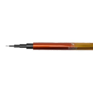 Gama de vergi premium Tica Exclusive realizate din carbon flexibil 40T High Modulus, cu acțiune extra rigidă X Stiff, blank ultra-ușor și finisaj artistic, disponibile în lungimi de 6m, 7m și 8m.