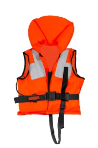 Vestă Salvare Eval Naxos 150N – Echipament profesional de supraviețuire cu guler de susținere, benzi SOLAS și sistem de auto-redresare pentru siguranță offshore