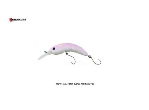 Vobler Colmic Herakles Trout Area Moth Pink Blow, 3.7cm