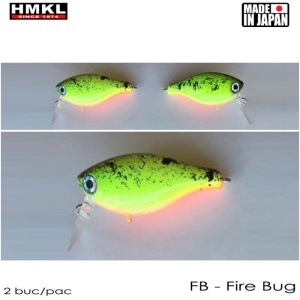 Vobler HMKL Crank 33TR Floating Custom Painted Fire Bug