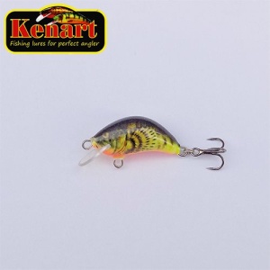 Vobler Kenart Hunter 3cm 3g sinking Bullhead Fluo