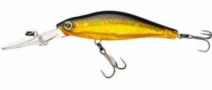 Vobler Yo-Zuri 3DS Shad 65mm 6.5g Suspending Holographic Gold Black
