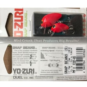 Vobler Yo-Zuri Snap Beans 2cm 1g + 2.5cm 2g Sinking RD