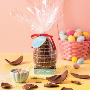 Ou gigant de ciocolata cu lapte si mini-bomboane Sprinkles 250G - Img 2